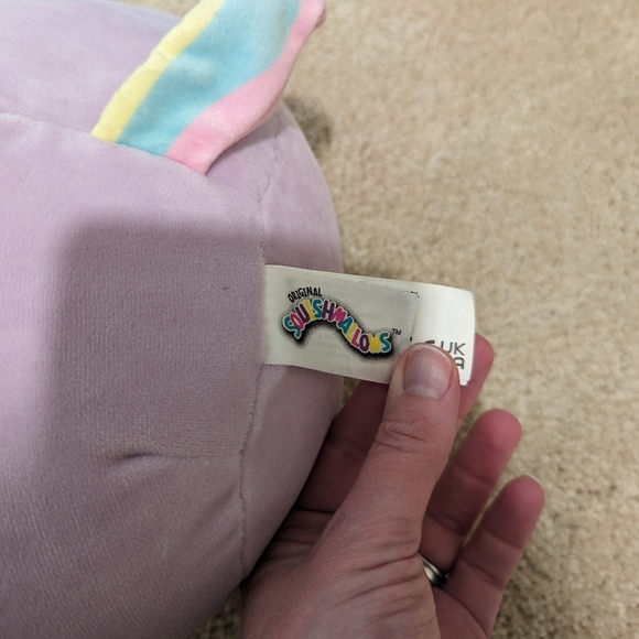 8" Sylvia the Purple Unicorn Squishmallow - Picture 3 of 3